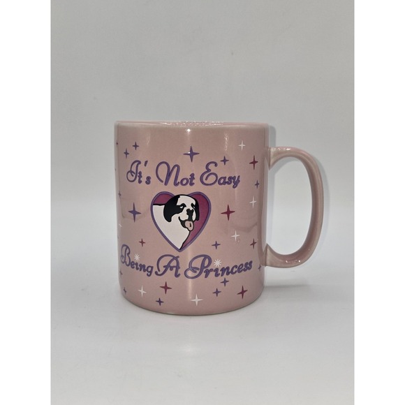 Big Dog Sportswear Other - Vintage Big Dog Sportswear Princess Dog Coffee Mug Pink Ceramic 2002